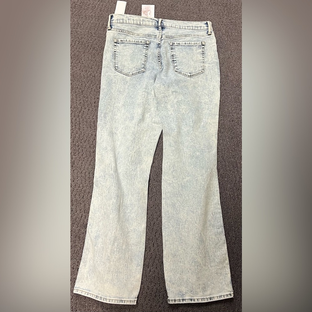 Jessica Simpson Flirt Straight Boot Acid Wash Jeans - Picture 10 of 11
